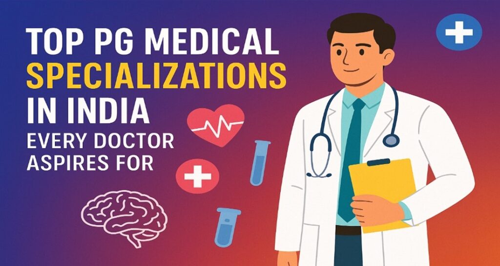 Top PG medical specializations in India