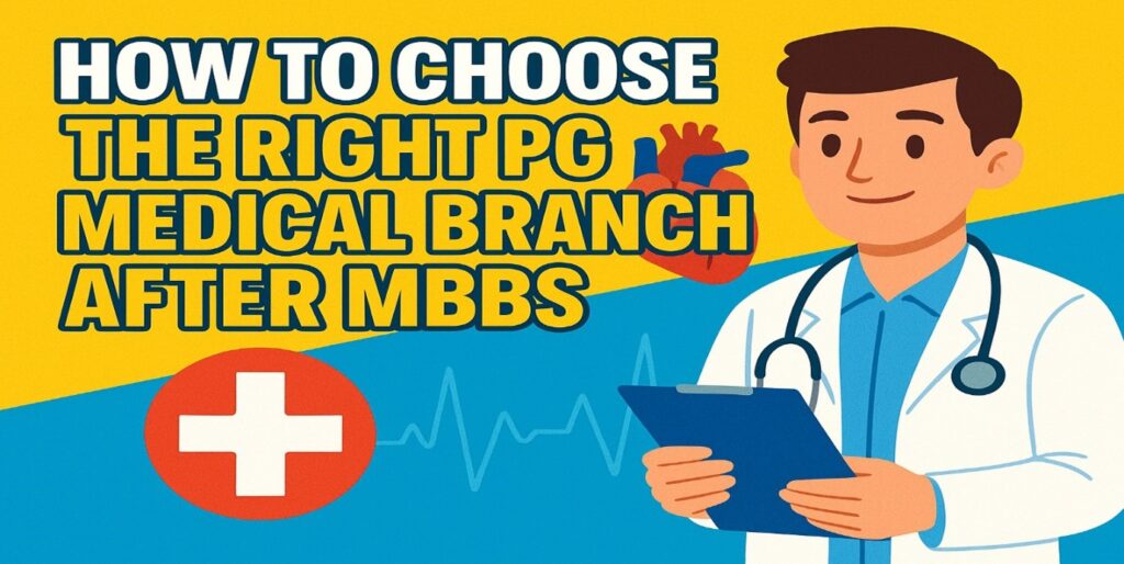 Right PG medical branch after MBBS