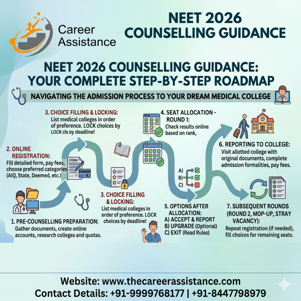 NEET 2026 Counselling Guidance Step-by-Step Roadmap by The Career Assistance